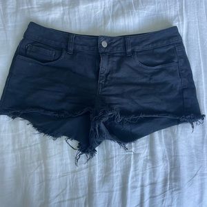 Black Short PINK Jean Shorts